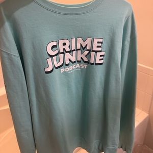 Crime Junkie Crewneck size L Teal color
